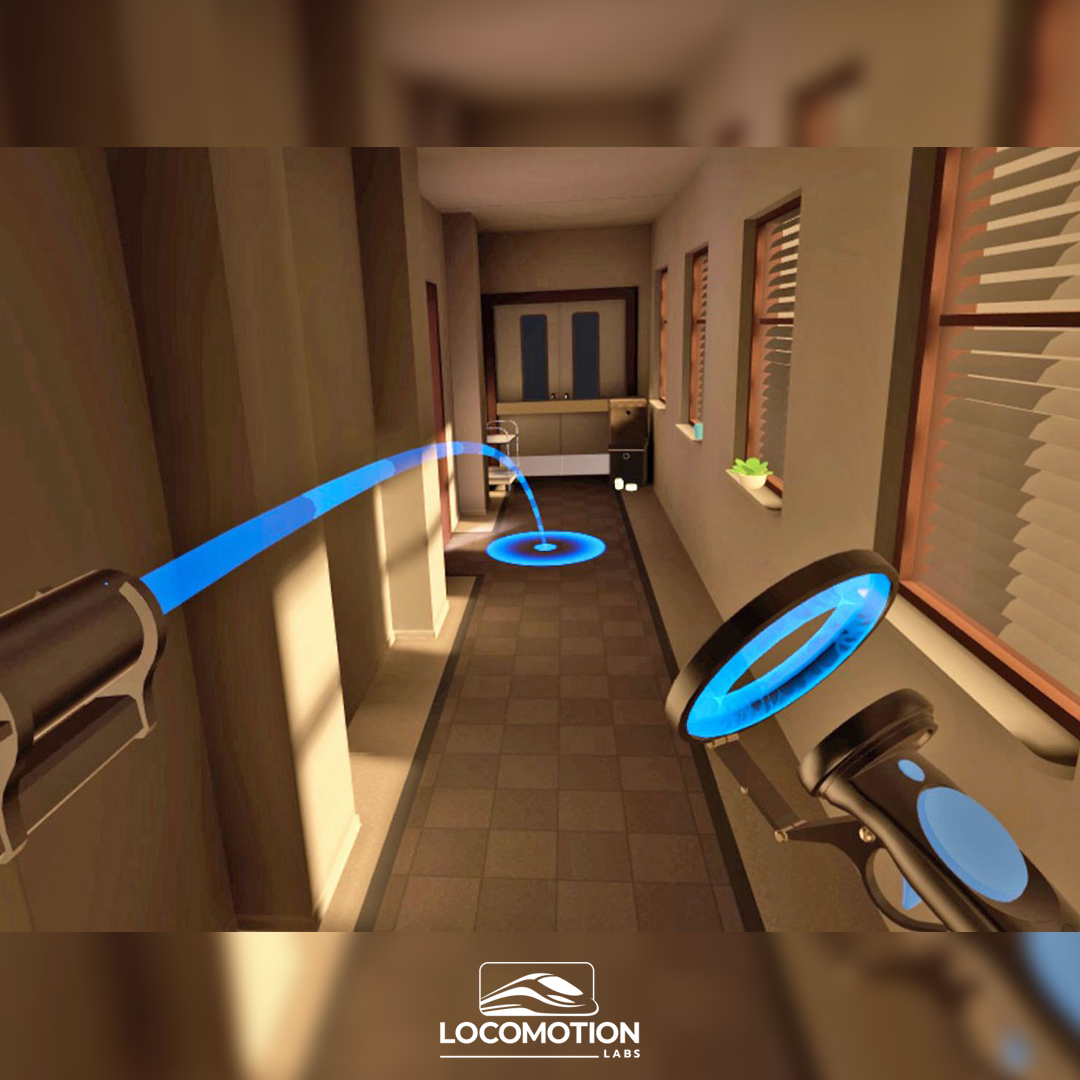 Inmoverse — Navegación VR en pasillo