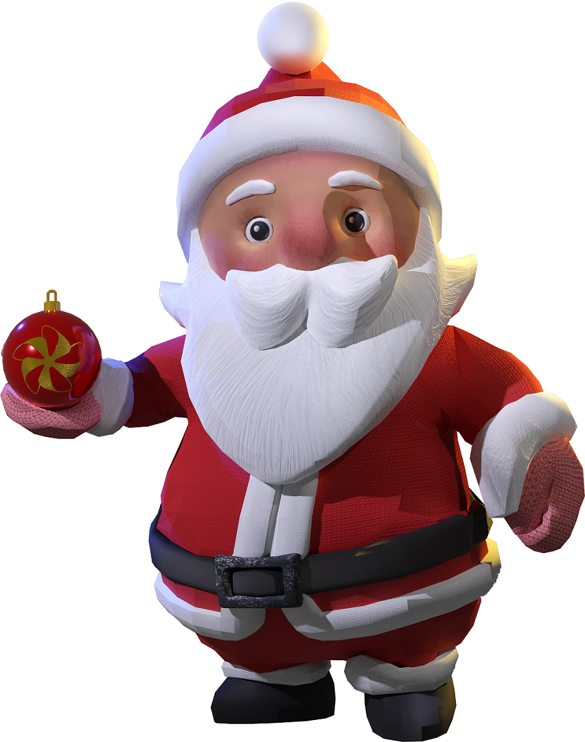Papá Noel — Modelo 3D